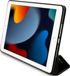 Etui na tablet Karl Lagerfeld Etui Karl Lagerfeld KLFC10SAKHPKK Apple iPad 10.2 2019/2020/2021 (7., 8. i 9. generacji) czarny/black Saffiano Monogram Ikonik Magnet Allover 5