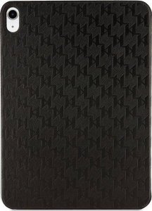 Etui na tablet Karl Lagerfeld Etui Karl Lagerfeld KLFC11SAKHPKK Apple iPad 10.9 2022 (10. generacji) czarny/black Saffiano Monogram Ikonik Magnet Allover 2