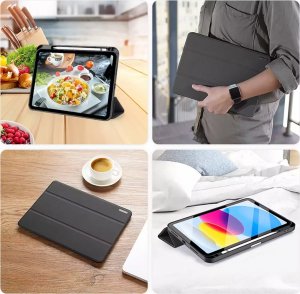 Etui na tablet Dux Ducis Dux Ducis Domo etui iPad 10.9'' 2022 (10 gen.) pokrowiec smart cover podstawka czarne 14