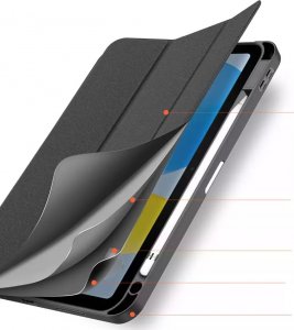 Etui na tablet Dux Ducis Dux Ducis Domo etui iPad 10.9'' 2022 (10 gen.) pokrowiec smart cover podstawka czarne 16