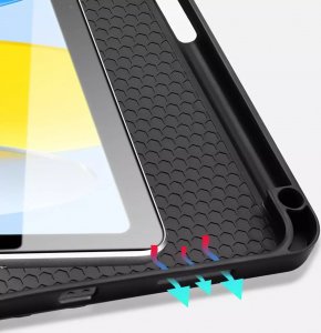 Etui na tablet Dux Ducis Dux Ducis Domo etui iPad 10.9'' 2022 (10 gen.) pokrowiec smart cover podstawka czarne 8