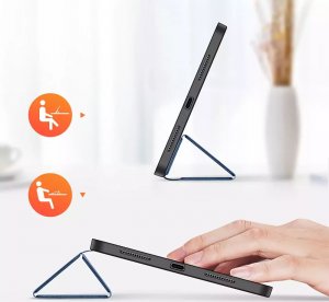 Etui na tablet Dux Ducis Dux Ducis Domo etui iPad 10.9'' 2022 (10 gen.) pokrowiec smart cover podstawka niebieskie 19