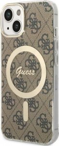Guess Guess 4G MagSafe - Etui iPhone 14 (Brązowy) 1
