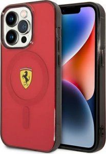 Ferrari Ferrari Translucent MagSafe - Etui iPhone 14 Pro (Czerwony) 1