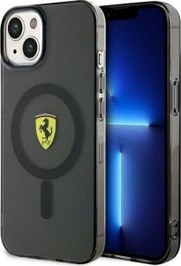 Ferrari Ferrari Translucent MagSafe - Etui iPhone 14 Plus (Czarny) 1