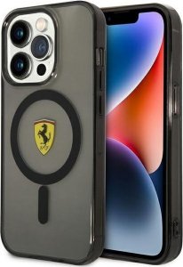 Ferrari Ferrari Translucent MagSafe - Etui iPhone 14 Pro Max (Czarny) 1