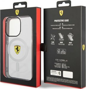 Ferrari Ferrari Outline Magsafe - Etui iPhone 14 Pro Max (Przezroczysty) 8