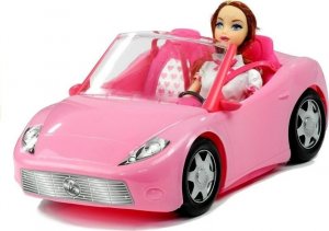 LeanToys Lalka w Podróży Kabriolet Auto dla Lalki 4
