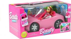 LeanToys Lalka w Podróży Kabriolet Auto dla Lalki 5