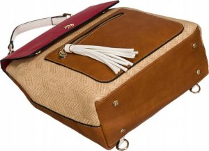 LuluCastagnette Elegancki plecak damski ze skóry ekologicznej  LuluCastagnette NoSize 8