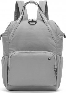 Pacsafe Plecak damski antykradzieżowy Pacsafe Citysafe CX backpack Econyl - jasnoszara 1