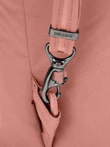 Pacsafe Plecak mini damski antykradzieżowy Pacsafe Citysafe CX Econyl - różowy 9