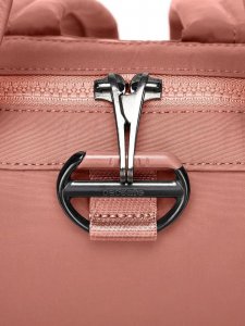 Pacsafe Plecak mini damski antykradzieżowy Pacsafe Citysafe CX Econyl - różowy 10