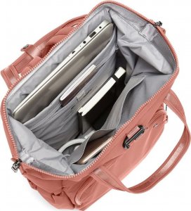 Pacsafe Plecak damski antykradzieżowy Pacsafe Citysafe CX Econyl - różowy 2