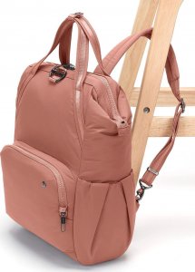 Pacsafe Plecak damski antykradzieżowy Pacsafe Citysafe CX Econyl - różowy 3