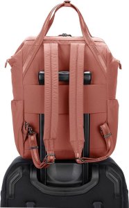 Pacsafe Plecak damski antykradzieżowy Pacsafe Citysafe CX Econyl - różowy 4