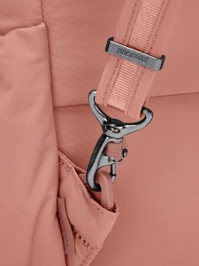 Pacsafe Plecak damski antykradzieżowy Pacsafe Citysafe CX Econyl - różowy 7