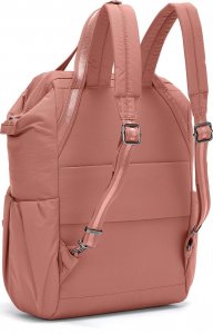 Pacsafe Plecak damski antykradzieżowy Pacsafe Citysafe CX Econyl - różowy 10