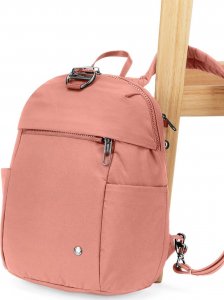 Pacsafe Plecak mini damski antykradzieżowy 8L Pacsafe Citysafe CX Econyl - różowy 14