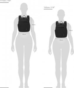 Pacsafe Plecak mini damski antykradzieżowy 8L Pacsafe Citysafe CX Econyl - różowy 2