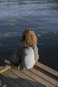 Pacsafe Plecak miejski antykradzieżowy 18l Pacsafe ECO - szary, z econylu 13