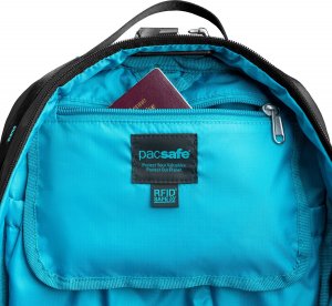 Pacsafe Plecak miejski antykradzieżowy 18l Pacsafe ECO - czarny, z econylu 11