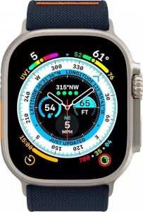Spigen Pasek do APPLE WATCH 4 / 5 / 6 / 7 / 8 / SE / ULTRA (42 / 44 / 45 / 49 MM) Spigen Fit Lite Ultra granatowe 39