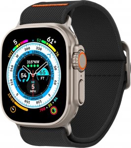 Spigen Pasek do APPLE WATCH 4 / 5 / 6 / 7 / 8 / SE / ULTRA (42 / 44 / 45 / 49 MM) Spigen Fit Lite Ultra czarne 13