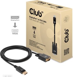 Kabel Club 3D Club3D Kabel   DisplayPort > VGA       St/St 2m retail 1