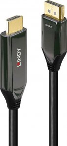 Kabel Lindy DisplayPort - HDMI 1 m czarny (40930) 1