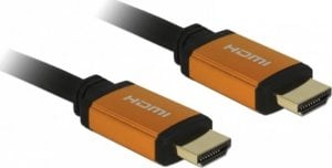 Kabel Delock DeLOCK 85729 kabel HDMI 2 m HDMI Typu A (Standard) Czarny, Złoto 1