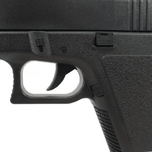 tomdorix Policyjny Pistolet Na Kulki GLOCK 17 Replika Air Soft Gun + Granat Kulek Bezszw 9