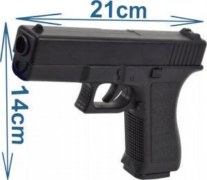 tomdorix Policyjny Pistolet Na Kulki GLOCK 17 Replika Air Soft Gun 3
