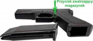 tomdorix Policyjny Pistolet Na Kulki GLOCK 17 Replika Air Soft Gun 5