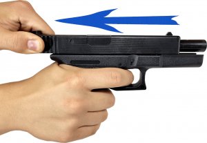 tomdorix Policyjny Pistolet Na Kulki GLOCK 17 Replika Air Soft Gun 7