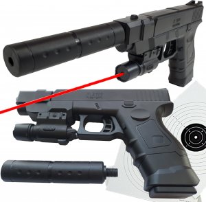 tomdorix Pistolet Na Kulki 6mm. Glock 18 Policyjny Z Leserem 1