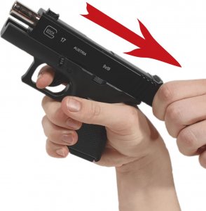 tomdorix GLOCK 43 Pistolet Metalowy Na Kulki 6mm Replika ASG + Granat Kulek Bezszw. 12