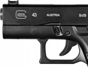 tomdorix GLOCK 43 Pistolet Metalowy Na Kulki 6mm Replika ASG + Granat Kulek Bezszw. 3