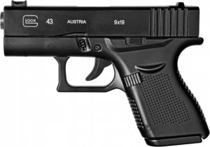tomdorix GLOCK 43 Pistolet Metalowy Na Kulki 6mm Replika ASG + Granat Kulek Bezszw. 5