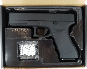 tomdorix GLOCK 17 Replika ASG Pistolet Metalowy na Kulki 6mm + Granat Kulek Bezszw. 11