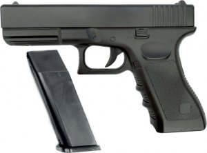 tomdorix GLOCK 17 Replika ASG Pistolet Metalowy na Kulki 6mm + Granat Kulek Bezszw. 12