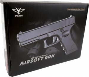 tomdorix GLOCK 17 Replika ASG Pistolet Metalowy na Kulki 6mm 15