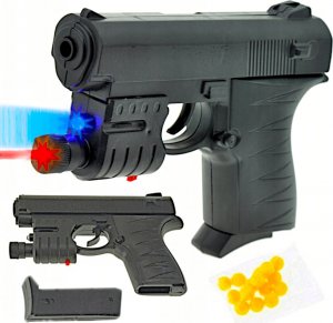 tomdorix Pistolet Na Kulki z Laserem i Niebieską Latarką 1