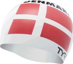 TYR Czepek Pływacki Tyr Graphic Denmark White 1
