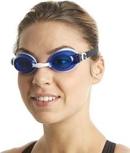 Speedo Okulary Pływackie na Basen Speedo Jet Blue White 2