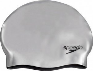 Speedo Czepek Pływacki Speedo Plain Moulded Grey 2