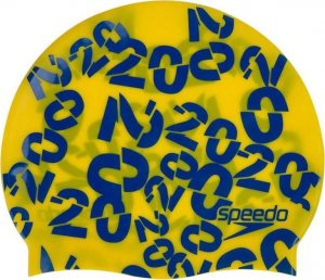Speedo Czepek Pływacki Speedo Slogan Junior Yellow 1