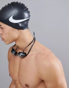 Nike Swim Czepek Pływacki Nike Big Swoosh Black 3