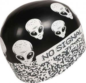 Arena Czepek Pływacki Arena Polish Moulded Crazy Signal Black 4