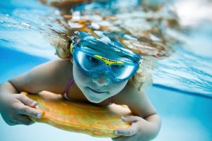 Aqua Sphere Okulary/Maska Pływackie Dziecięce na Basen Aqua Sphere White 7